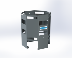 Vertical Tank Holder, (1)30 lbs. Tank